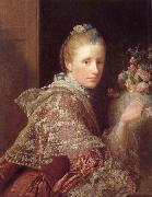 Allan Ramsay Margaret Lindsay, Mrs. Allan Ramsay oil painting